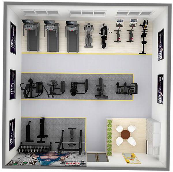 100平方健身房配置方案-广西leyu.乐鱼体育健身器材有限公司 100平方健身房配置方案-广西leyu.乐鱼体育健身器材有限公司