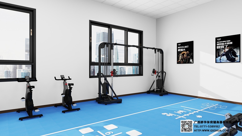 100m²企事业单位健身房 解决方案 100m²企事业单位健身房 解决方案